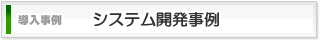OFFICE LITERAの導入事例:システム開発事例
